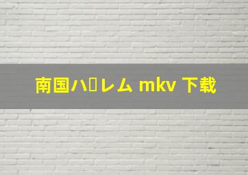 南国ハーレム mkv 下载